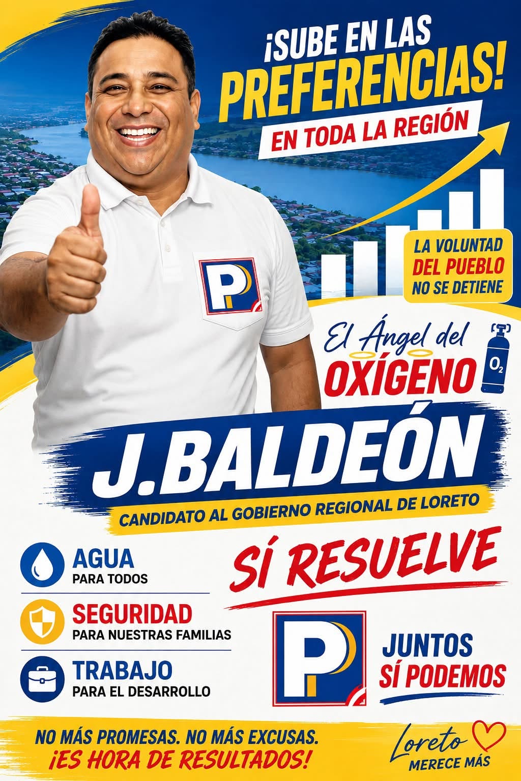 Organización en Puinahua. Imagen pública de la página oficial de J. Baldeón.